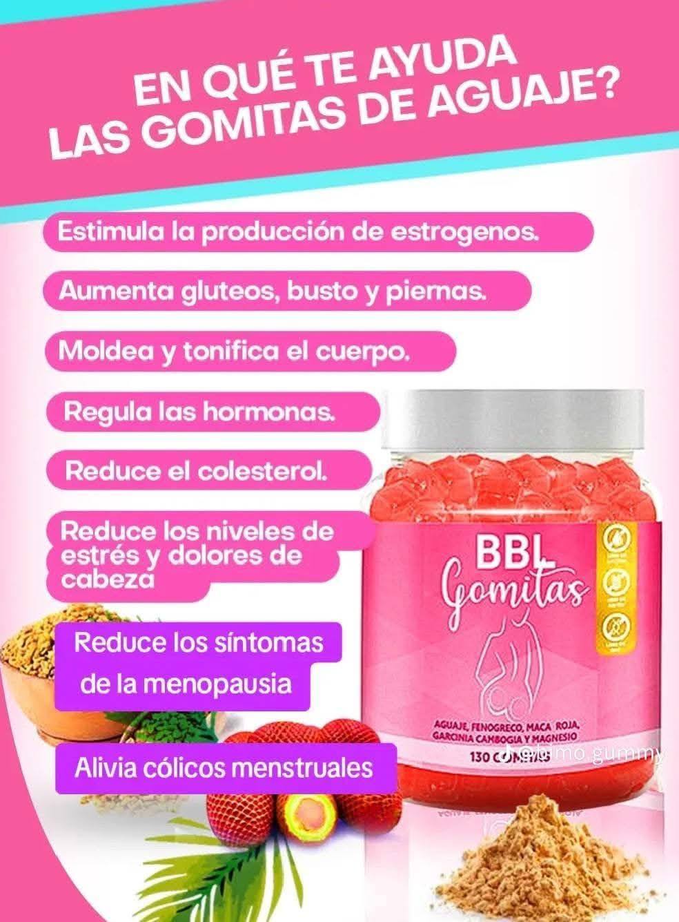 Gomitas de aguaje BBL