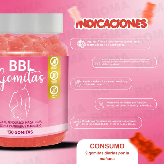 Gomitas de aguaje BBL